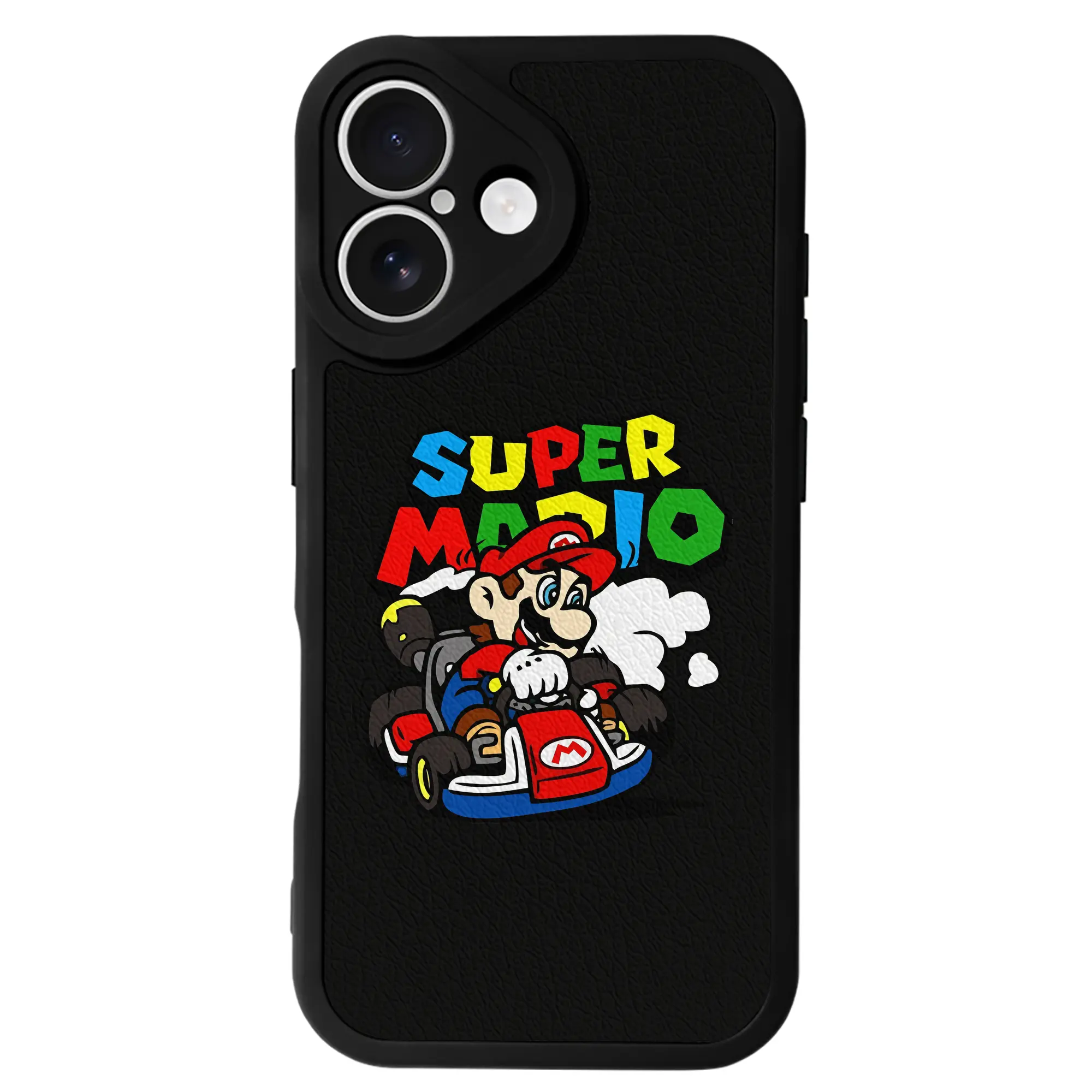 マリオ グッズ マリオ - IPhone 16シリーズ対応 ・ シリコンスマホケース ・ レザー調 ・ 高精度フィット ・ 耐衝撃 ・ ワイヤレス充電対応 ・ 精密カット